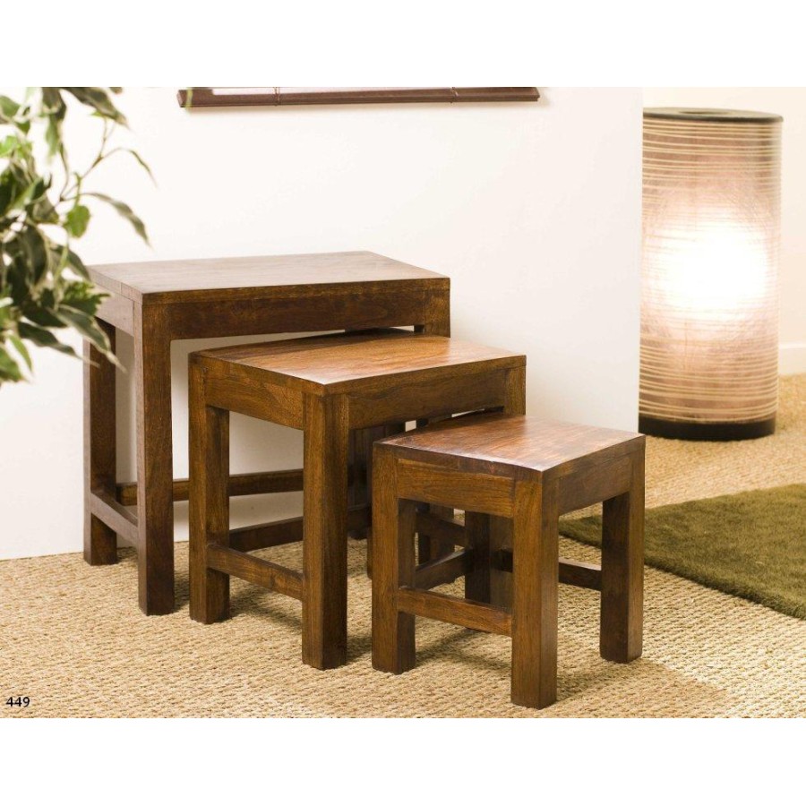 table de salon gigogne table gigogne indiana acacia meubles macabane meubles table de salon gigogne table gigogne indiana acacia meubles macabane meubles