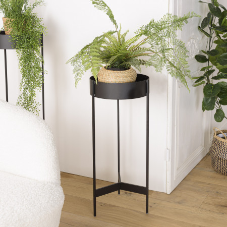 DALY - Selette ronde / porte plantes MM noire...