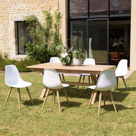 MALO - SALON DE JARDIN 6 PERS. - 1 table...