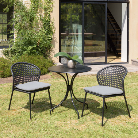 MALO - SALON DE JARDIN 2 PERS. - Table ronde...