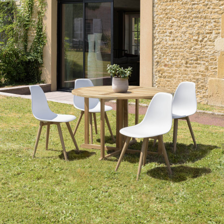 MALO - SALON DE JARDIN 4 PERS. - 1 Table ronde...