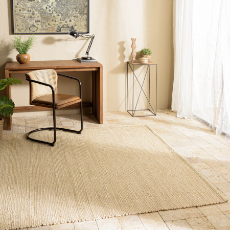 QUENTIN - Tapis rectangulaire 200x290cm en jute...