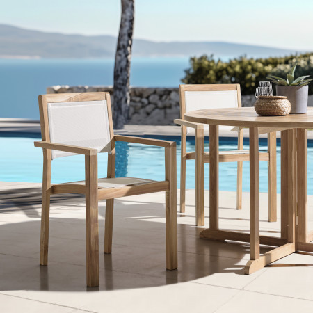 HARRIS - Lot de 2 fauteuils empilables...