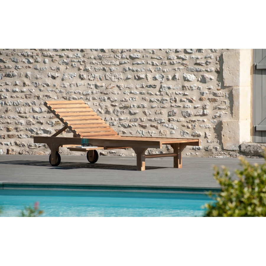 Transat piscine et jardin : Devis sur Techni-Contact - Lit de soleil