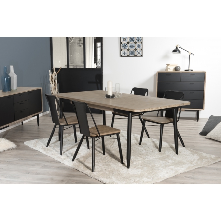 AGATHE - Table à manger rectangulaire 200x100cm...