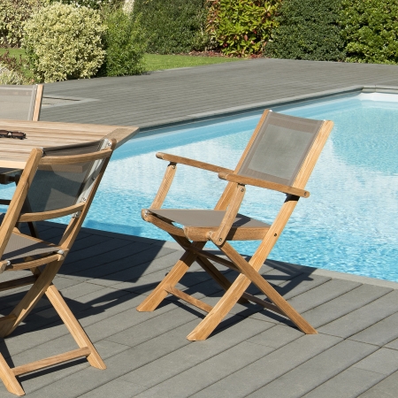 HARRIS - Ensemble de 2 fauteuils de jardin...