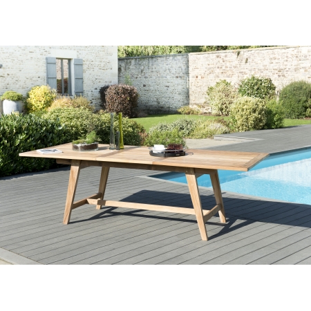 HARRIS - Table de jardin 8/10 personnes -...