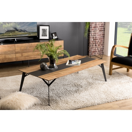 MADISON - Table basse rectangulaire 140x70cm...