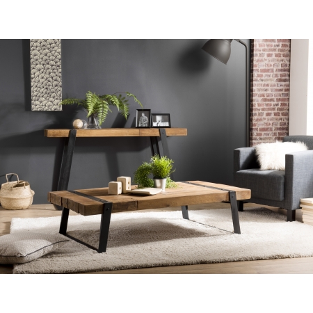 ALIDA - Table basse rectangulaire 140x70cm...