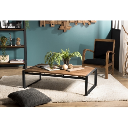 ALIDA - Table basse rectangulaire 120x70cm...