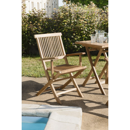 HARRIS - Ensemble de 2 fauteuils de jardin Java...