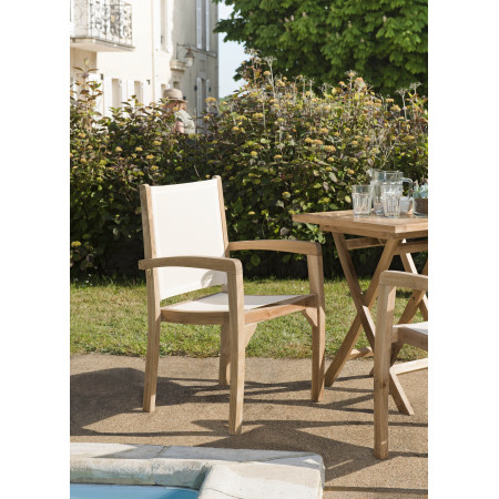 HARRIS - Ensemble de 2 fauteuils de jardin en...