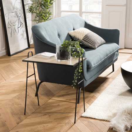THEODORE - Table d'appoint 57x35 cm plateau...