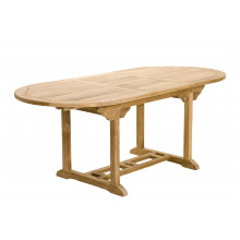 Table de jardin et chaises en teck et textilene 2 personnes HARRIS