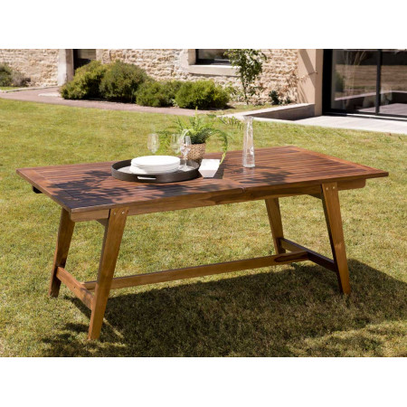 HANNA - Table de jardin 8/10 personnes -...