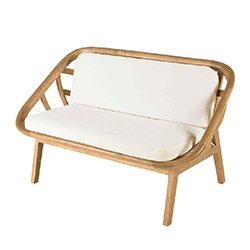 Image dynamique du canapé 2 places sous différents angles