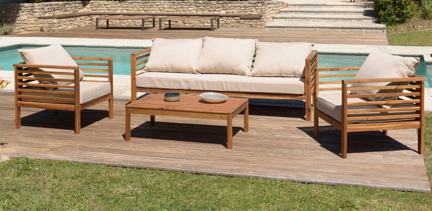 Tables basses de jardin